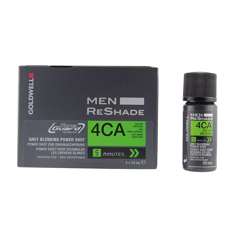 Goldwell Color Men Reshade 4CA Mittel-aschbraun (4 x 20 ml)