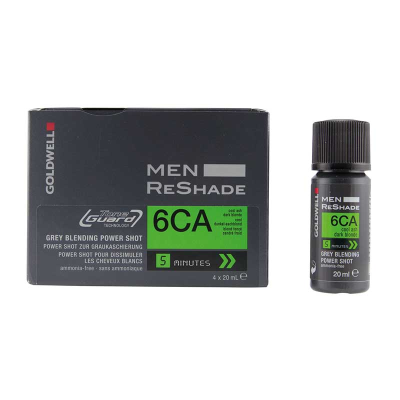 Goldwell Color Men Reshade 6CA Dunkel-aschblond (4 x 20 ml)