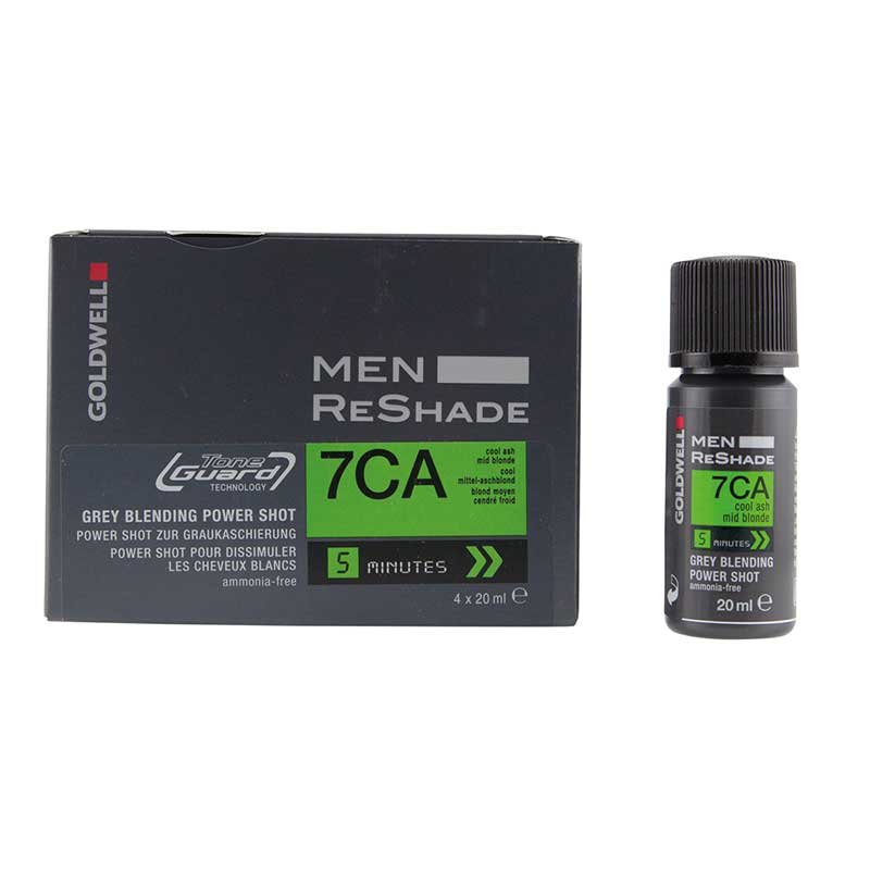 Goldwell Color Men Reshade 7CA Mittel-aschblond (4 x 20 ml)