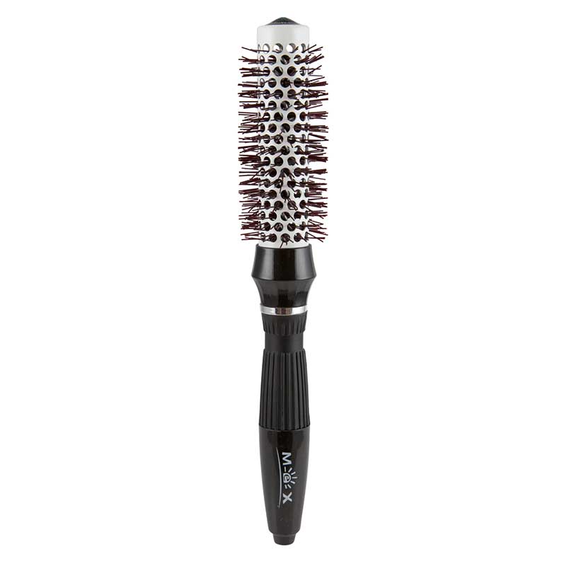 Mex pro Hair Rundbürste Schwarz mit Magnet 25 mm