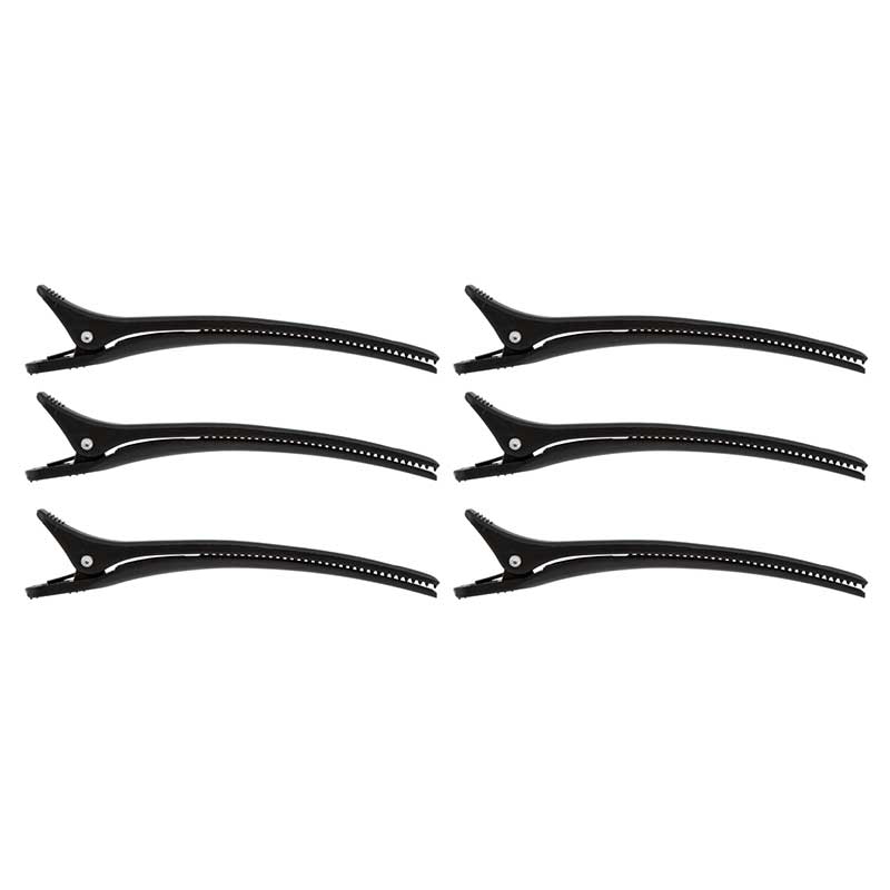 Mex pro Hair Carbon Haarklammern 11,5 cm (6 Stück)