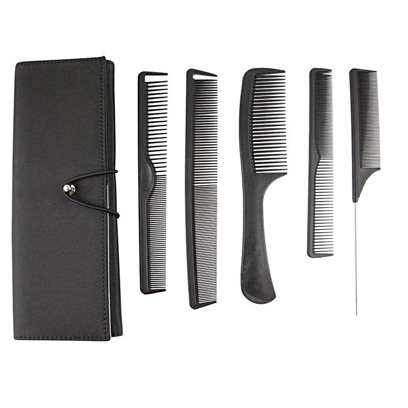Mex pro Hair Carbon Kamm Set Schwarz