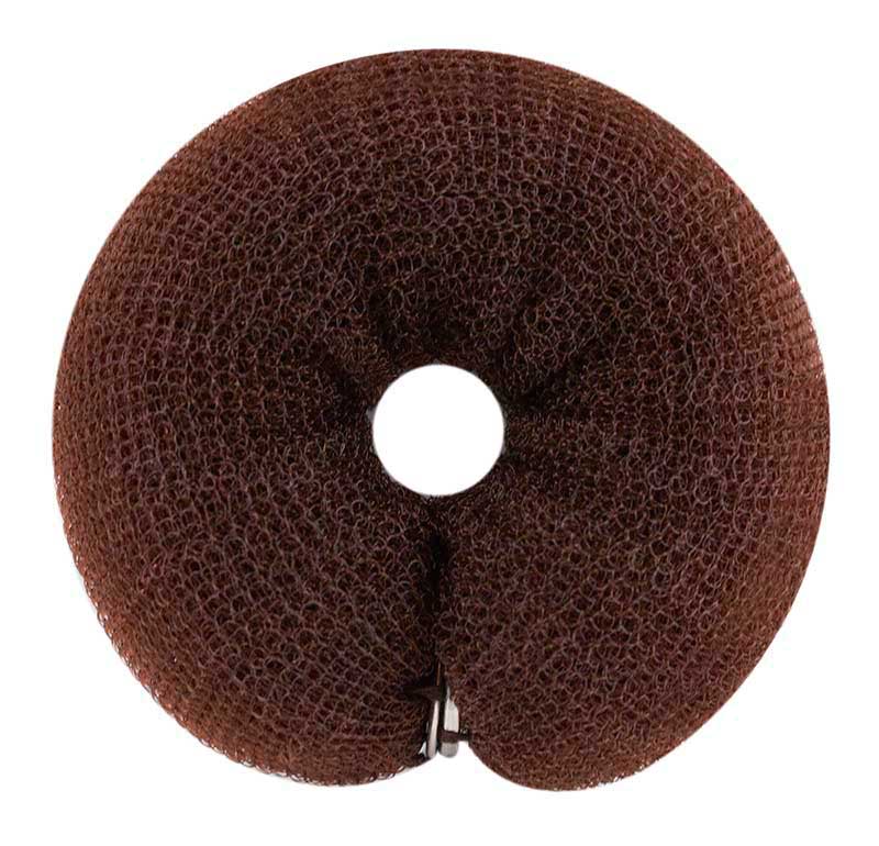 Mex pro Hair Knotenrolle mit Druckknopf 16 cm, Braun