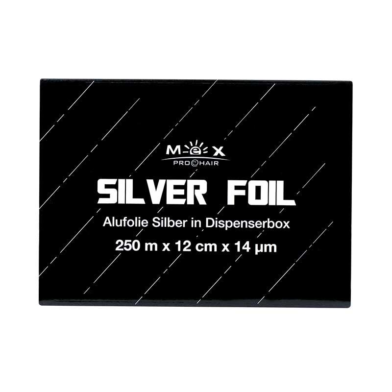 Mex pro Hair Alufolie Silber 250 m x 12 cm x 14 µm (250 m)