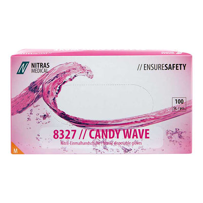 NITRAS Nitril Candy Wave puderfrei Gr M