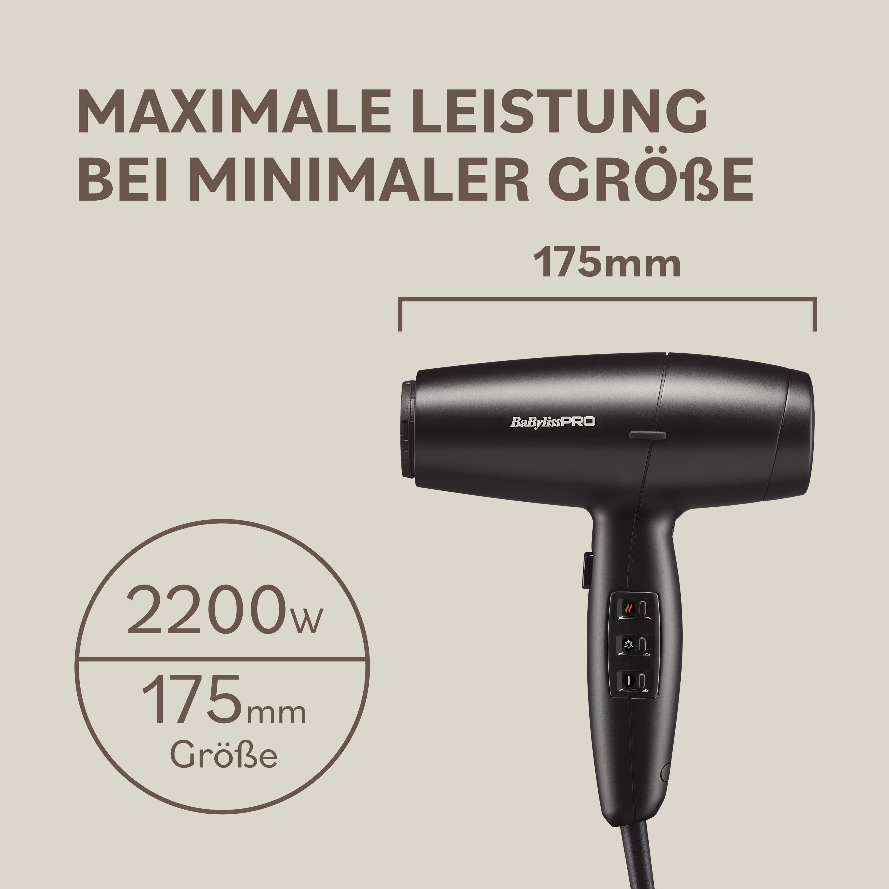 Babyliss LUPIA HI Speed Digital Compact Dryer