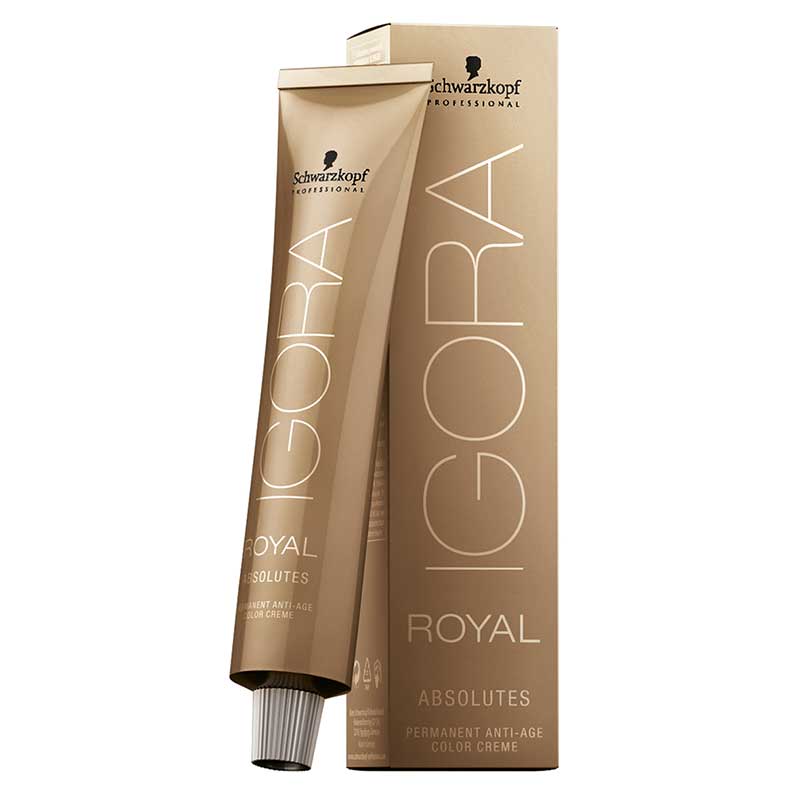 Schwarzkopf Igora Royal Absolutes 7-10 Mittelblond Cendré Natur (60 ml)