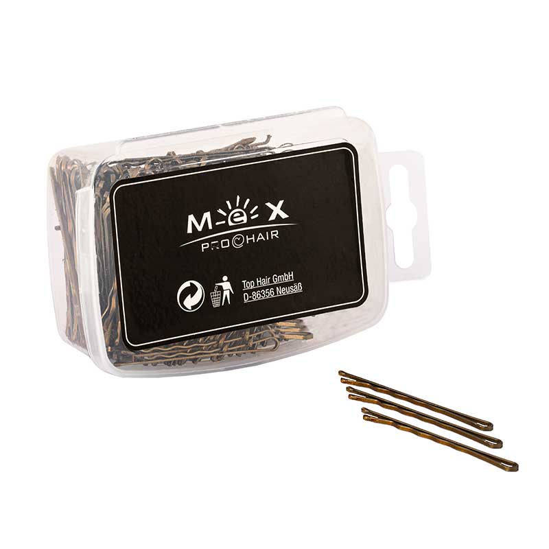 Mex pro Hair Haarklemmern, gold, 46 mm (300 Stück)