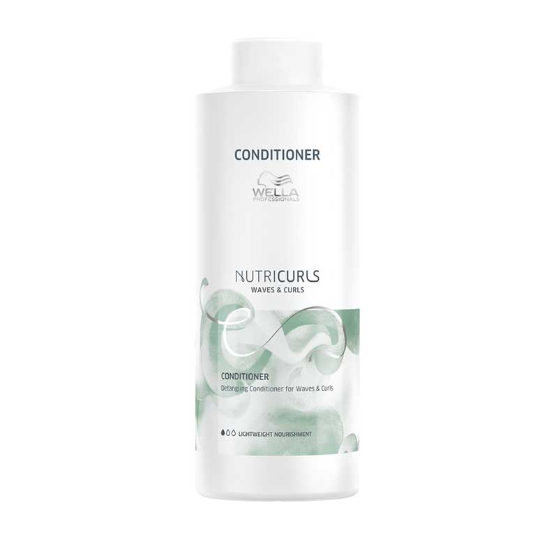 Wella Nutricurls Detangling Conditioner for Waves and Curls (1000 ml)