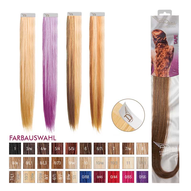Angel Hair Tape Extension 7 Mittelblond (4 Stück)
