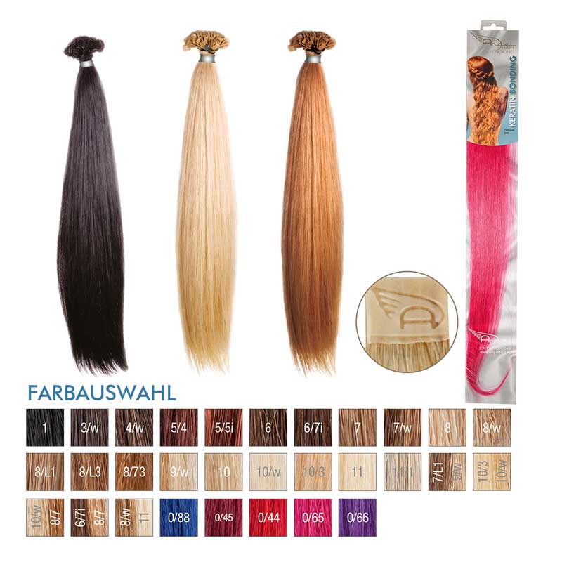Angel Hair Keratin Bonding 0/65 Pink (10 Stück)