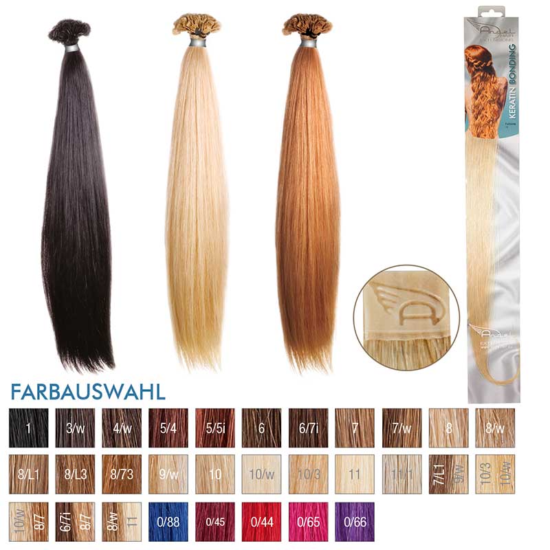 Angel Hair Keratin Bonding 11 Extra lichtblond (10 Stück)