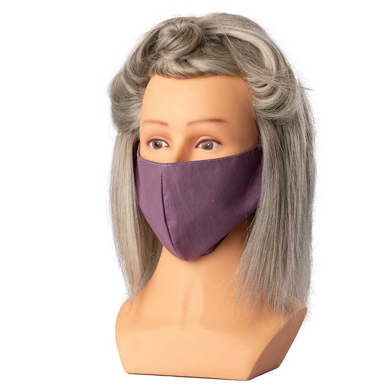 Mex pro Hair Mund/Nasenschutz Stoffmaske uni mauve