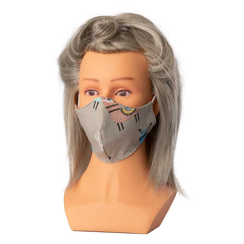 Mex pro Hair Mund/Nasenschutz Stoffmaske Lama KIDS