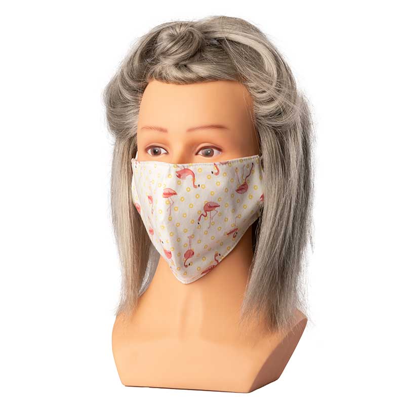 Mex pro Hair Mund/Nasenschutz Stoffmaske Flamingo