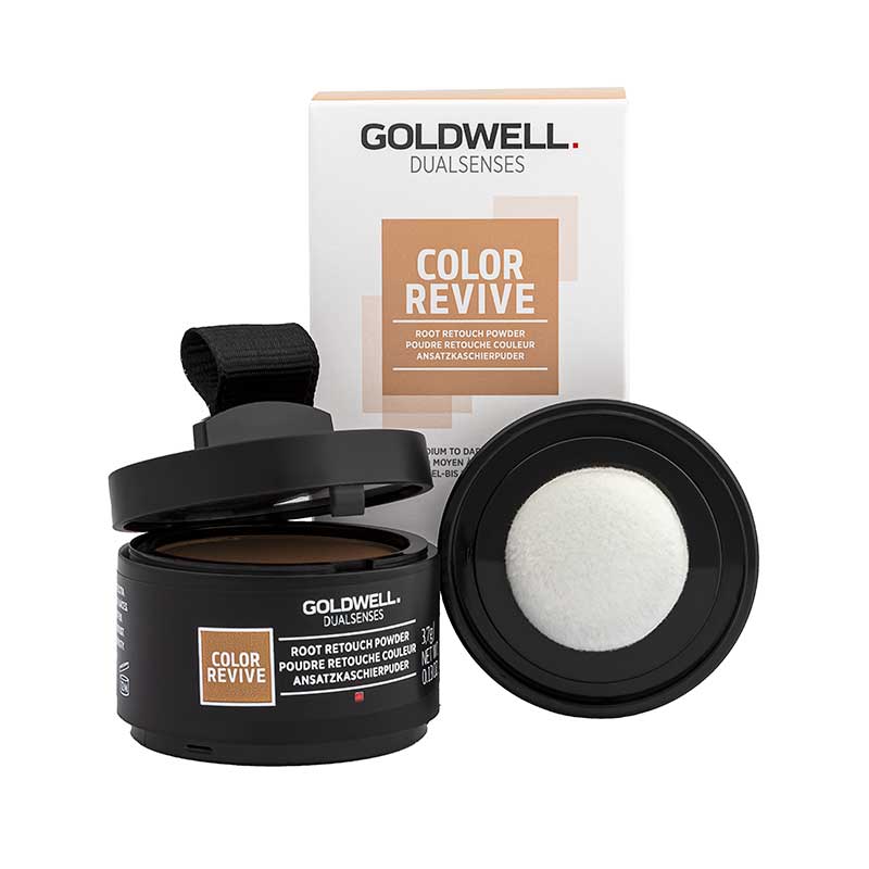 Goldwell Dual Senses Color Revive Ansatzpuder Mittel- bis Dunkelblond (3,7g)