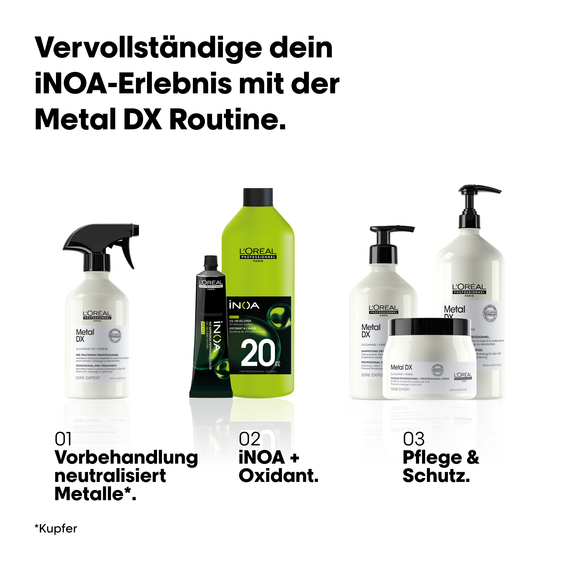 L'Oréal Professionnel INOA 9.11 Sehr helles Blond Tiefes Asch (60 ml)