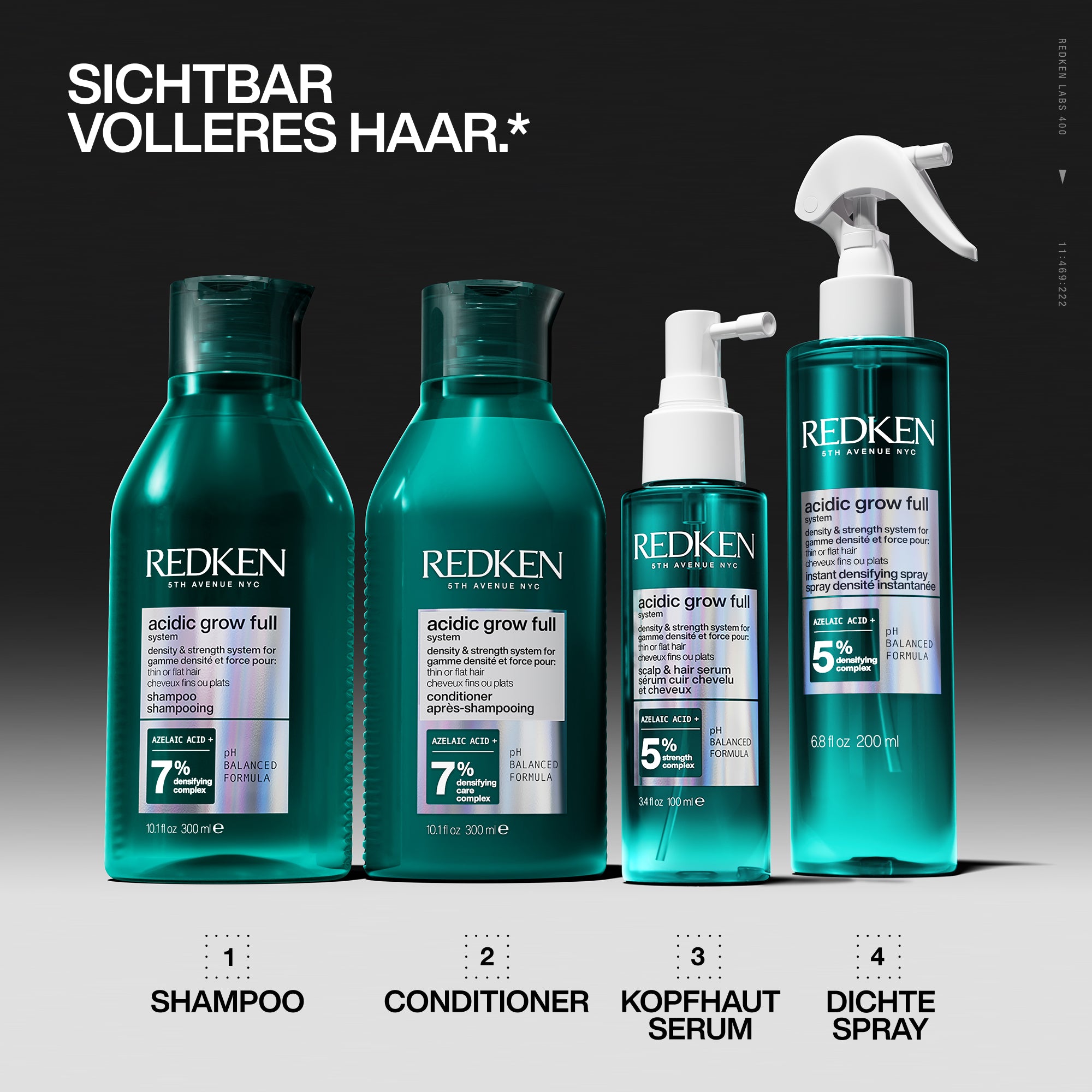 Redken Acidic Grow Full System Shampoo (300 ml)
