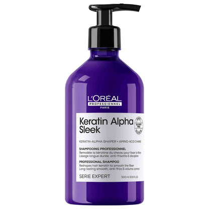 L'Oréal Professionnel Série Expert Keratin Alpha Sleek Shampoo (500 ml)