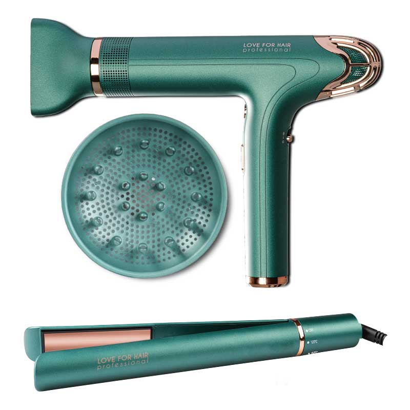 LOVE FOR HAIR Beauty Set Green Pearl