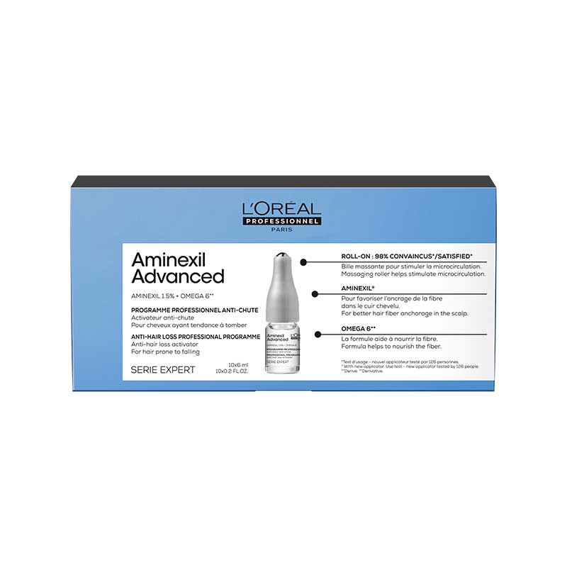 L'Oréal Professionnel Série Expert Aminexil Advanced Anti-Hairloss Roll-on (10x6 ml)