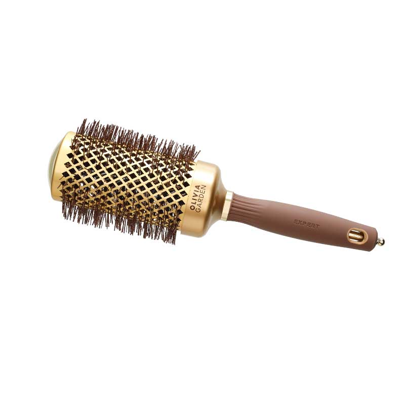 Olivia Garden Blowout Shine gewellte Borsten gold & braun 55 mm