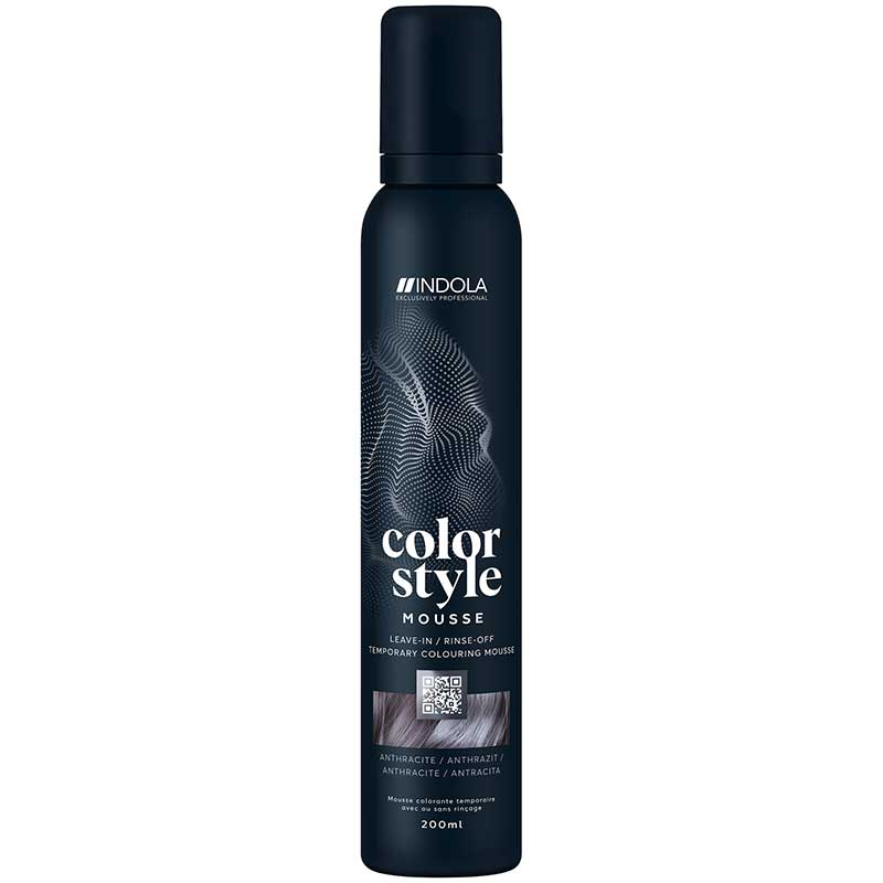 Indola Color Style Mousse Anthrazit (200 ml)