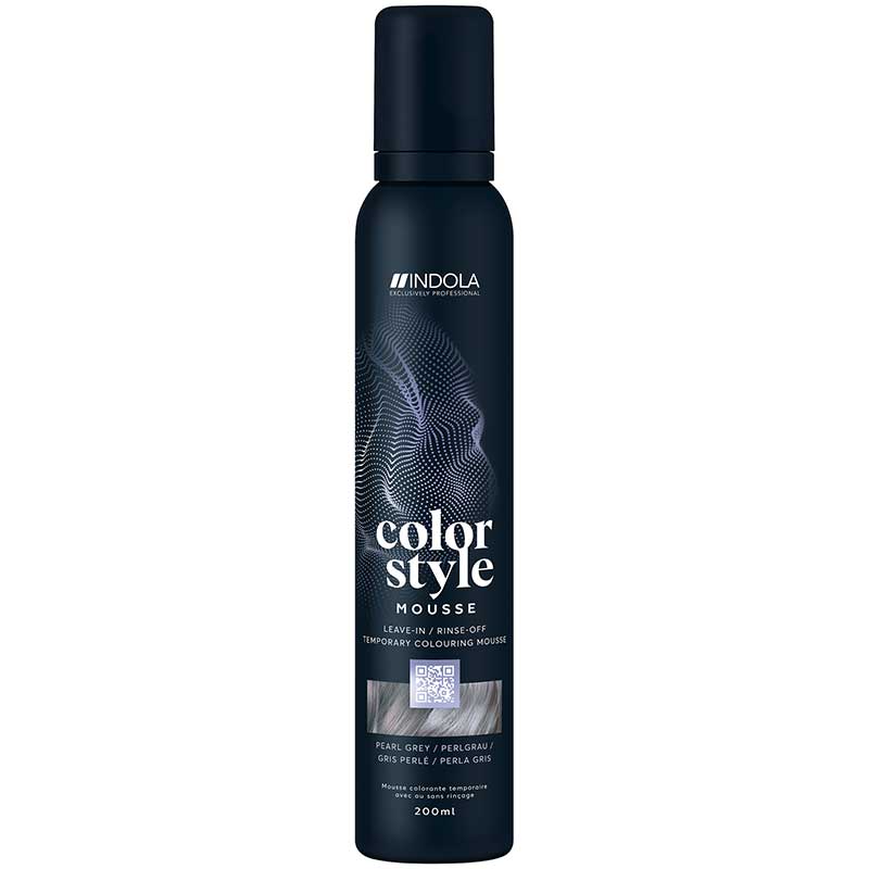 Indola Color Style Mousse Perlgrau (200 ml)