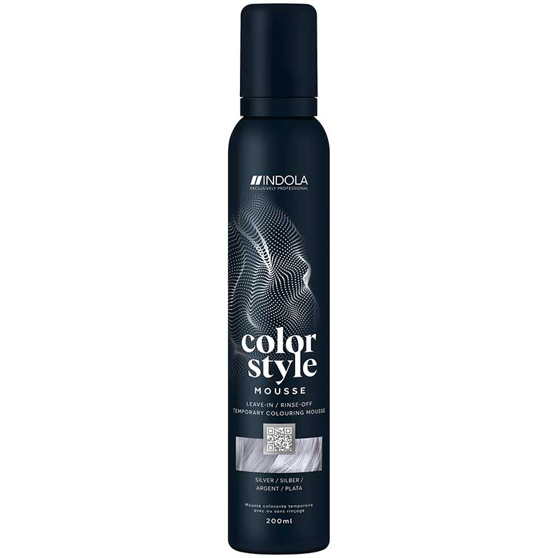 Indola Color Style Mousse Silber (200 ml)