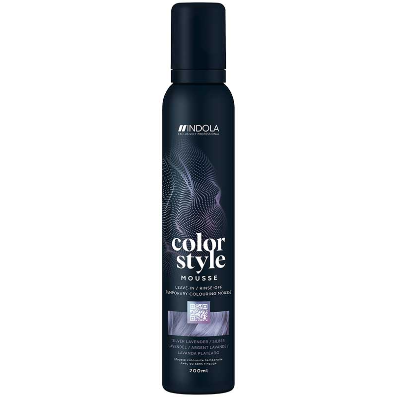 Indola Color Style Mousse Silber Lavendel (200 ml)
