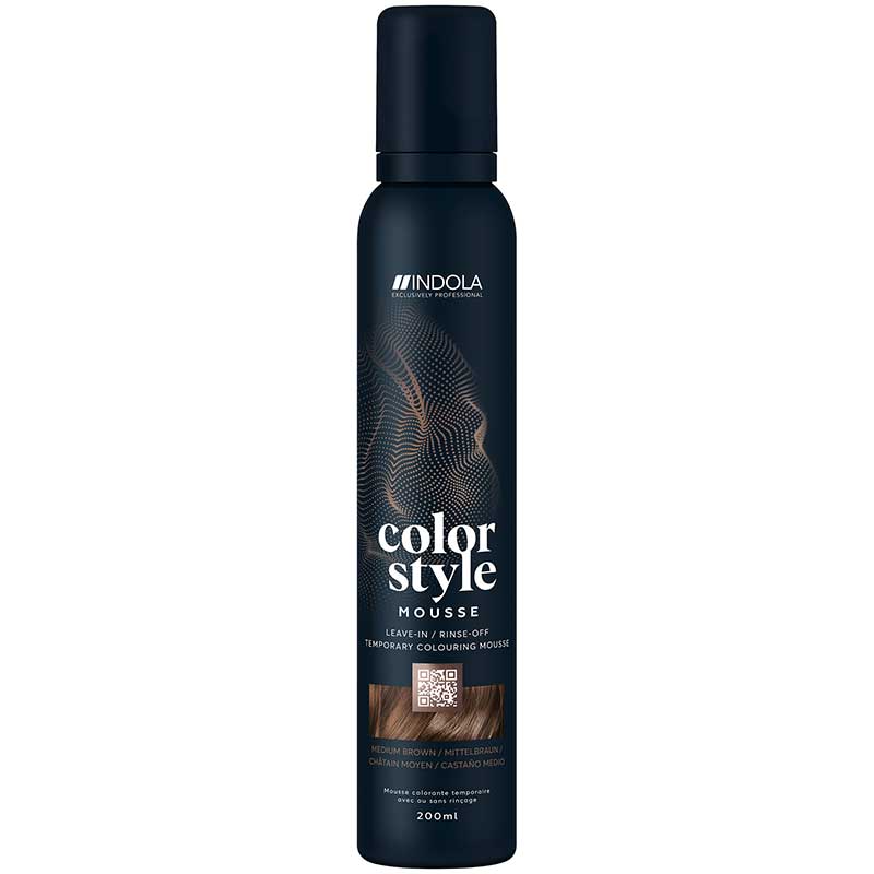 Indola Color Style Mousse Hellbraun Haselnuss (200 ml)
