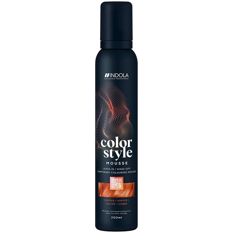 Indola Color Style Mousse Kupfer (200ml)