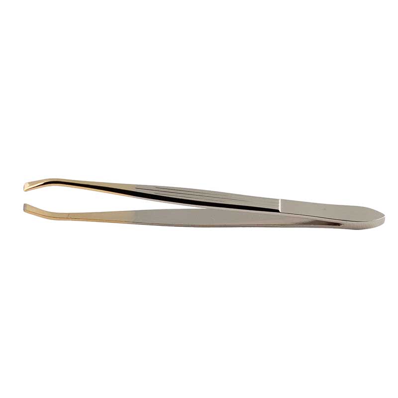 Mex pro Hair Pinzette Goldsilber