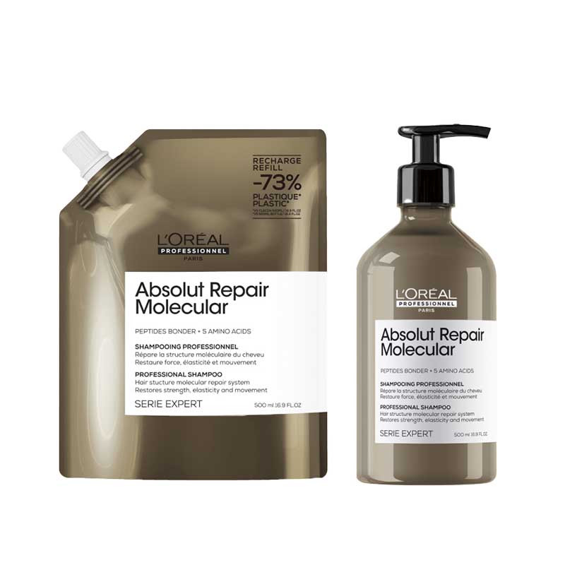 LOR SE AbsR Mol 500ml Shamp+Refill 500ml