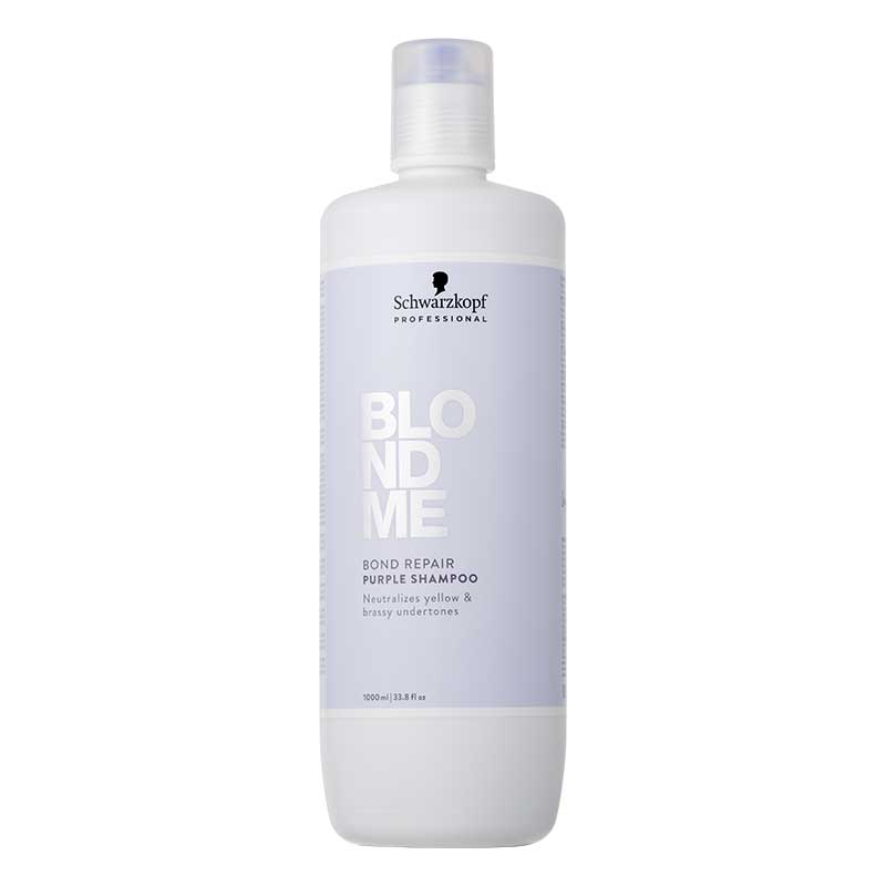 Schwarzkopf BlondMe Bond Repair Purple Shampoo (1000 ml)