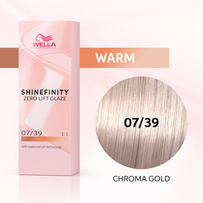 Wella Professionals Shinefinity 07/39 Chroma Gold (60 ml)