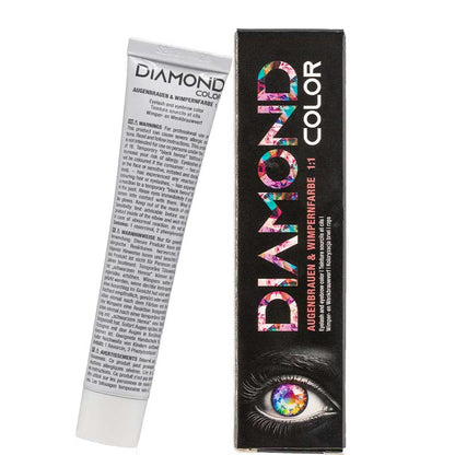 Hair Empire Diamond Color Augenbrauen- und Wimpernfarbe Tiefschwarz (30 ml)