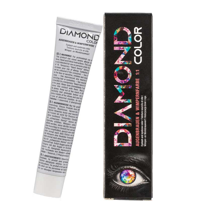 Hair Empire Diamond Color Augenbrauen- und Wimpernfarbe Tiefschwarz (30 ml)