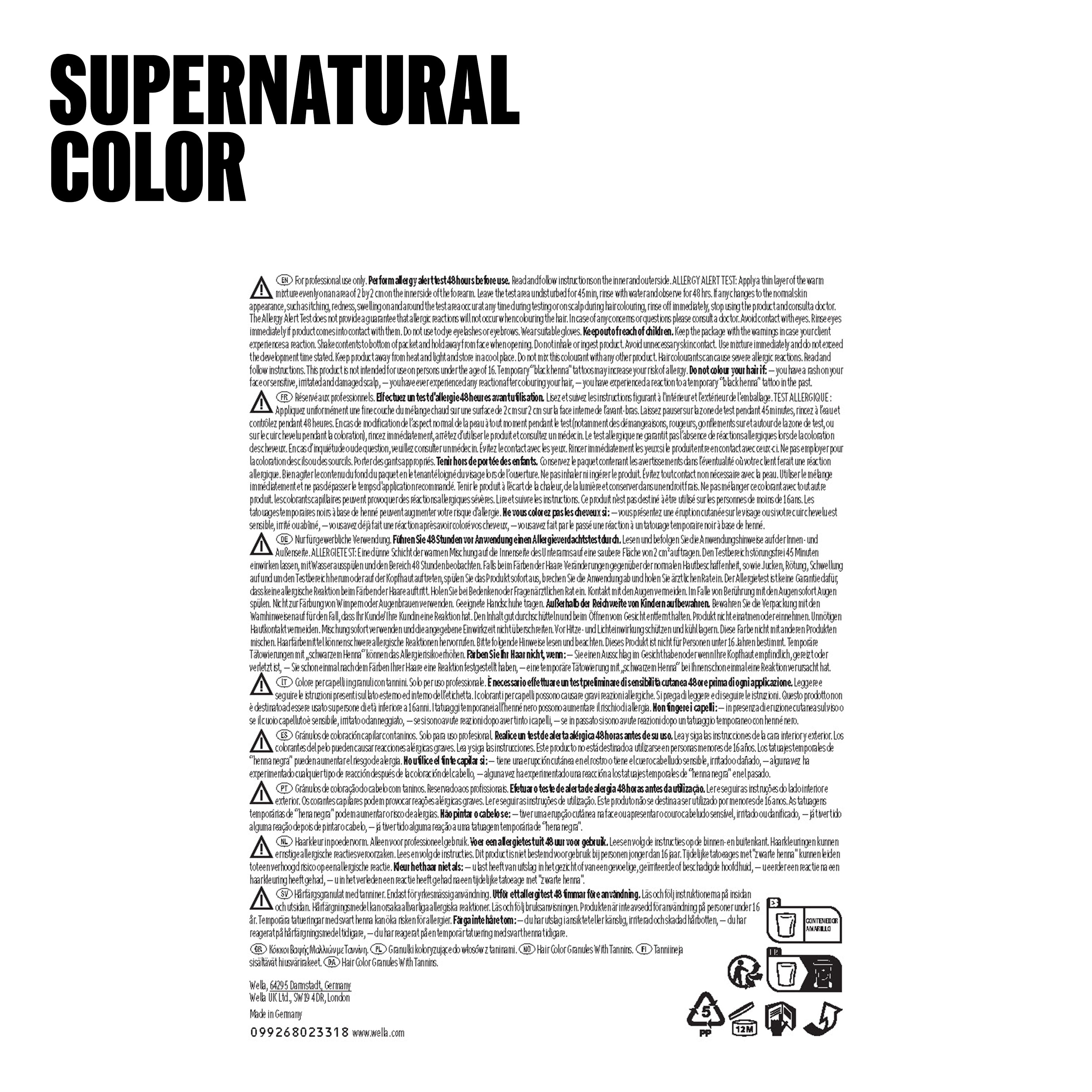 Wella Professionals Supernatural Color 4/56 Plum Pop Red (120 g)