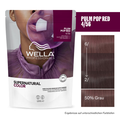 Wella Professionals Supernatural Color 4/56 Plum Pop Red (120 g)