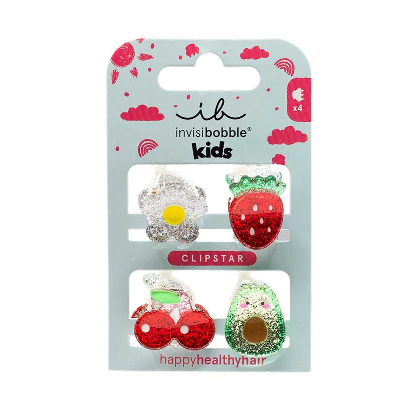 Invisibobble Clipstar Kids Frutti Fun  (4 Stück)