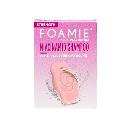 FOAMIE Festes Shampoo Strength mit Niacinamiden