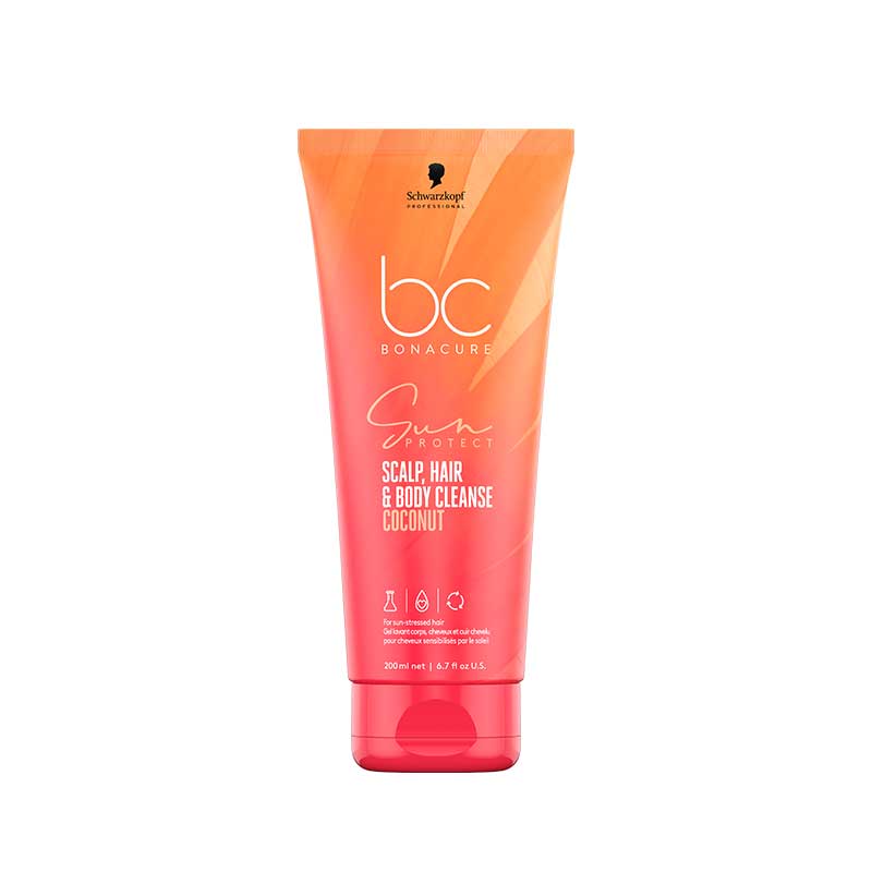 Schwarzkopf BC Bonacure Sun Protect 3 in 1 Scalp, Hair & Body Cleanse  (200 ml)