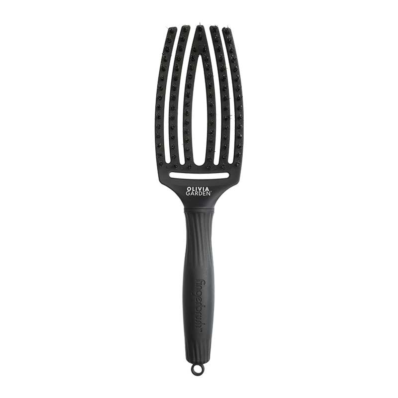 Olivia Garden Fingerbrush Combo M Black