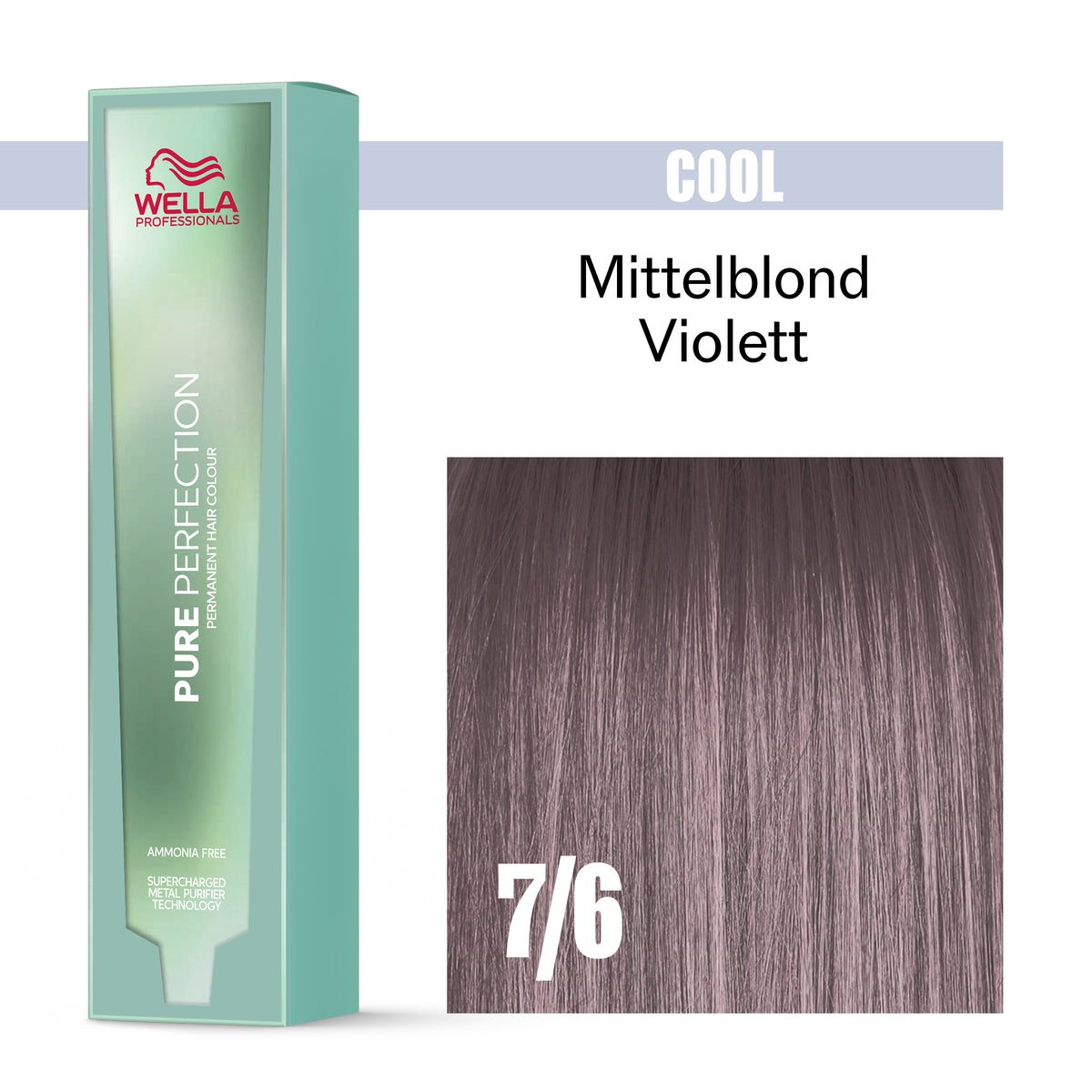Wella Pure Perfection 7/6 Mittelblond viol (60 ml)