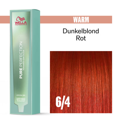Wella Pure Perfection 6/4 Dunkelblond rot (60 ml)