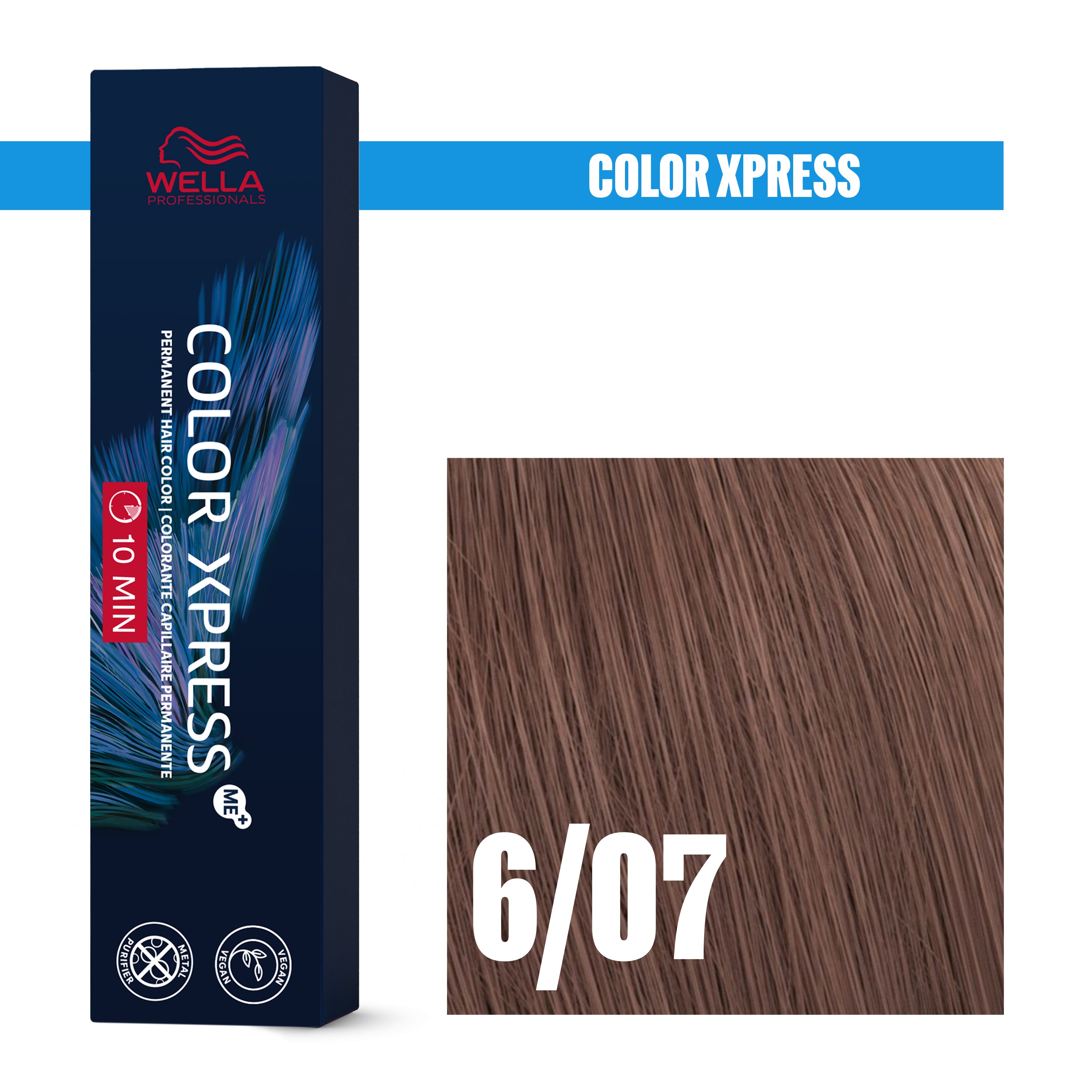 Wella Professional Color Xpress 6/07 dunkelblond natur-braun (60 ml)