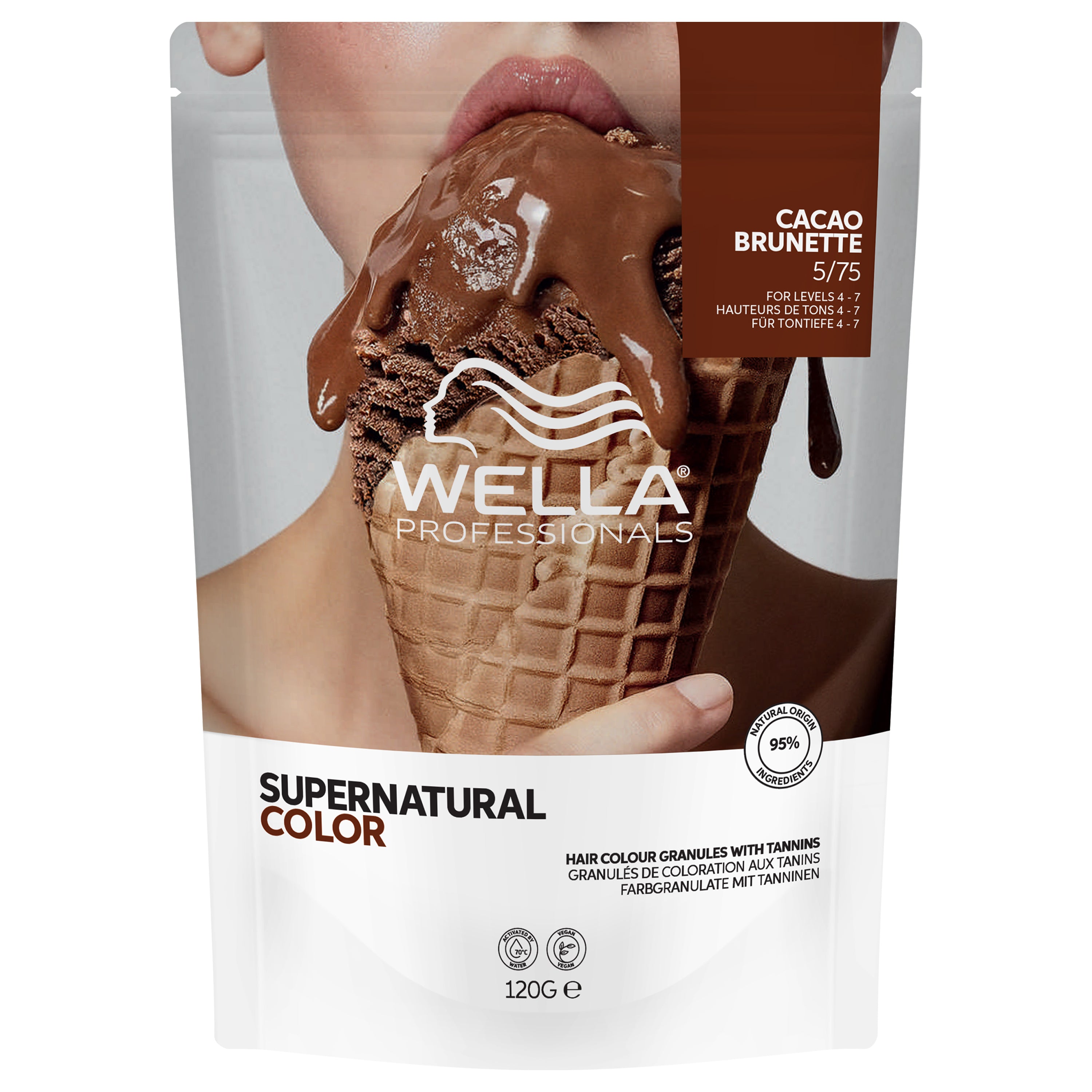 Wella Professional Supernatural Color 5/75 Cacao Brunette (120 g)