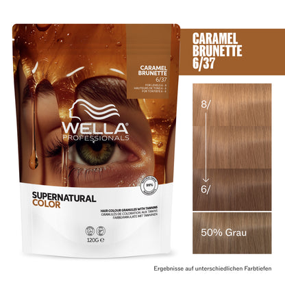 Wella Professional Supernatural Color 6/37 Caramel Brunette (120 g)