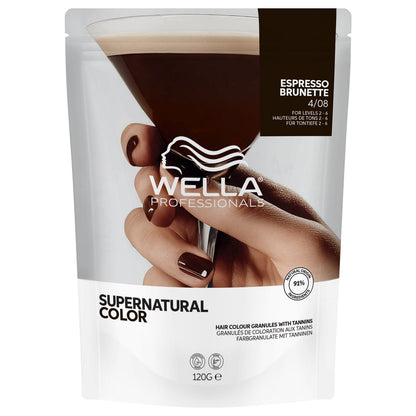Wella Professional Supernatural Color 4/08 Espresso Brunette (120 g)